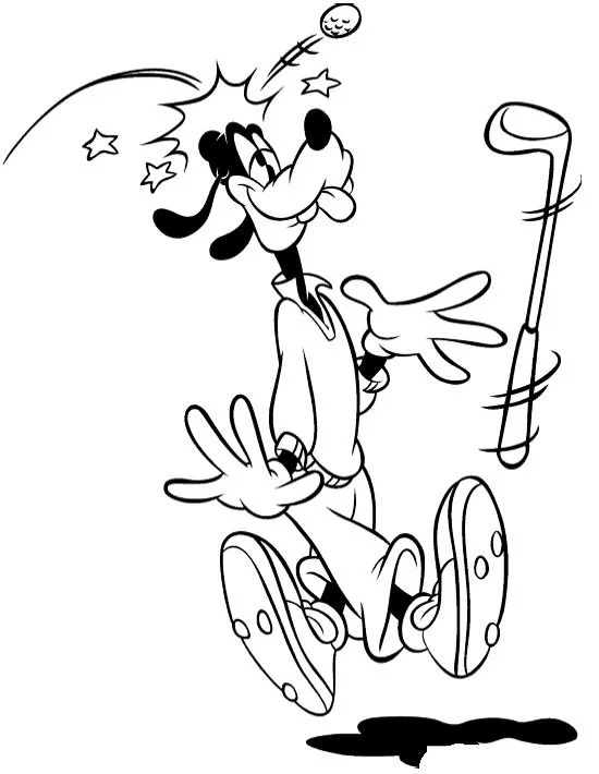 Goofy Para Colorear 84