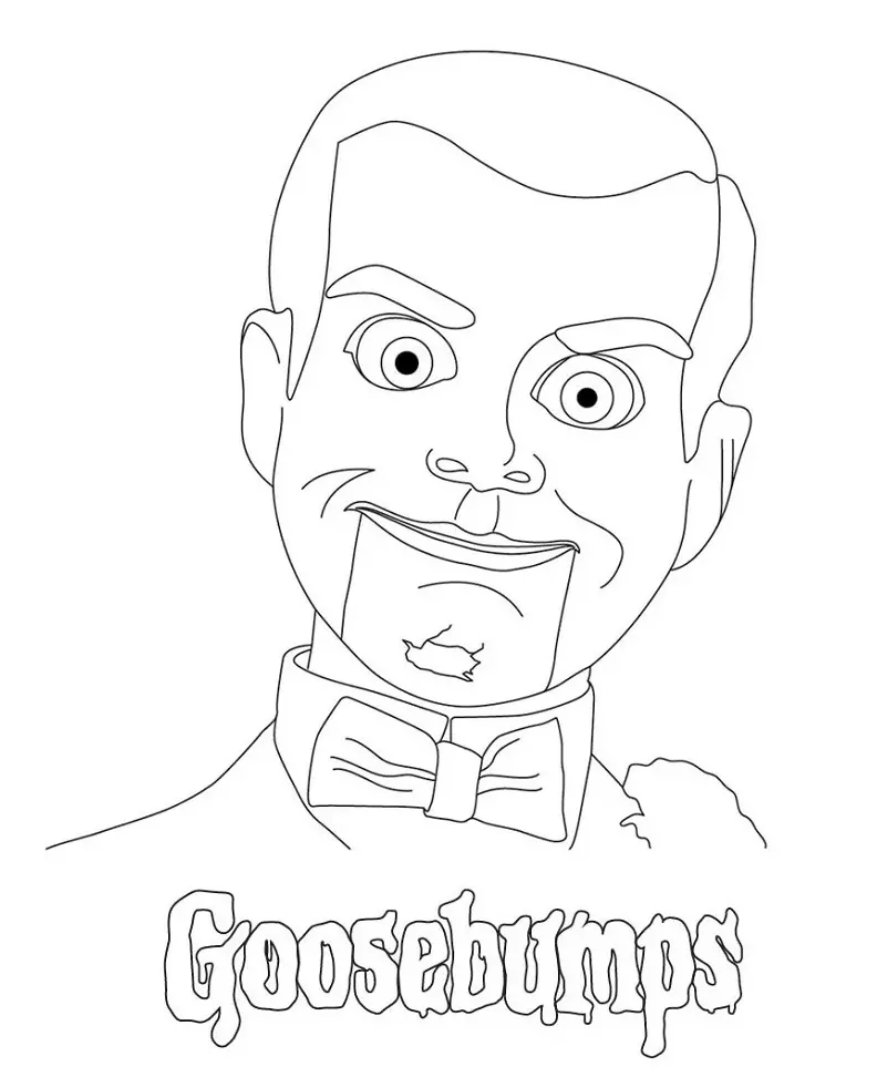 Goosebumps coloring pages