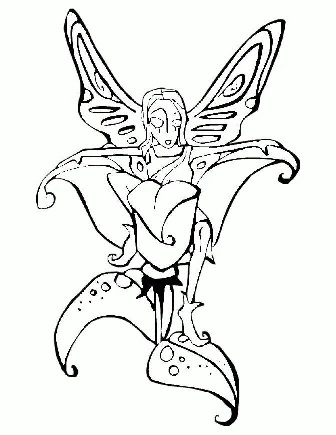 Desenhos de Gotico Para Colorir 2