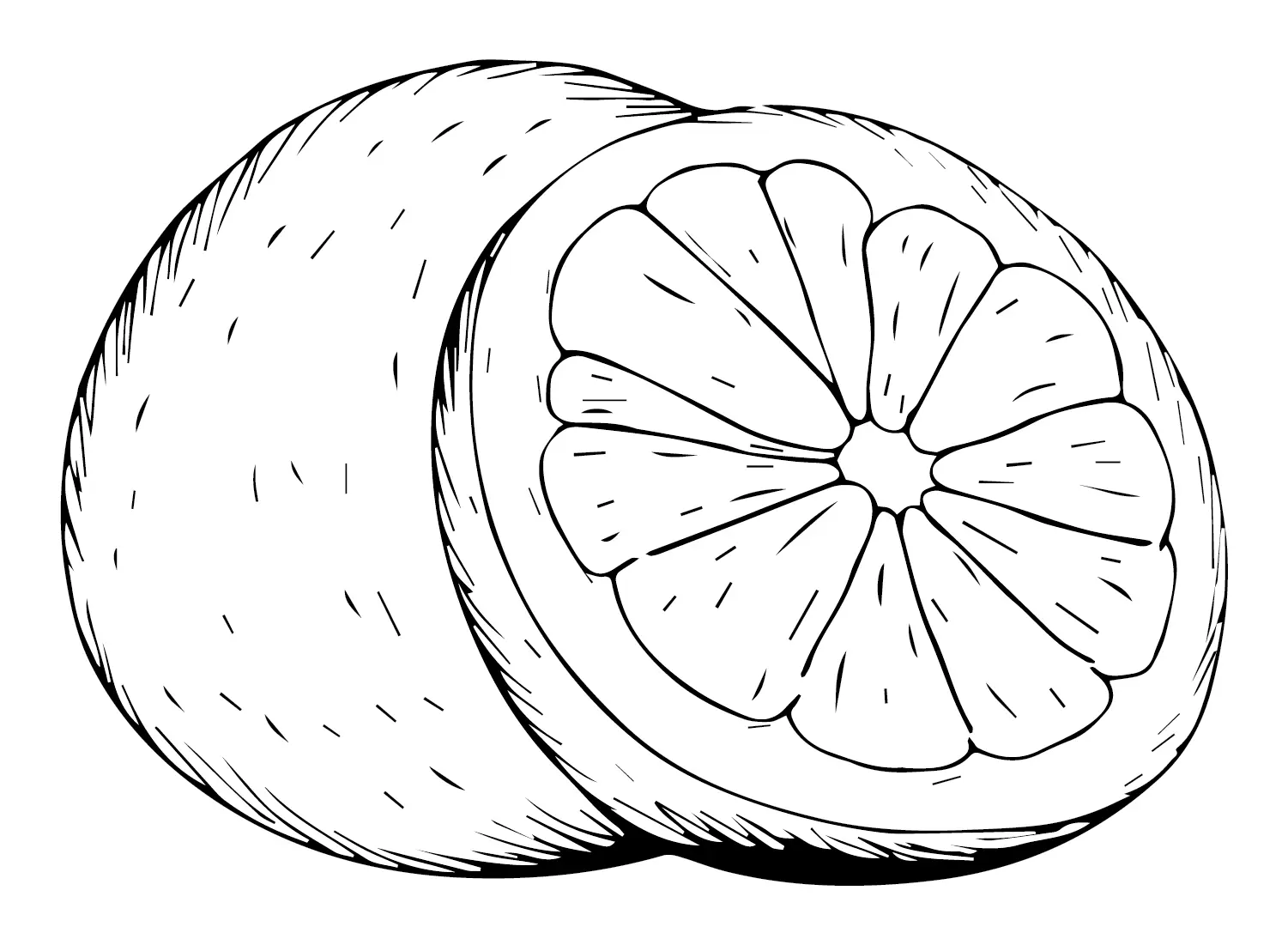 Desenhos de Toranja Para Colorir 7