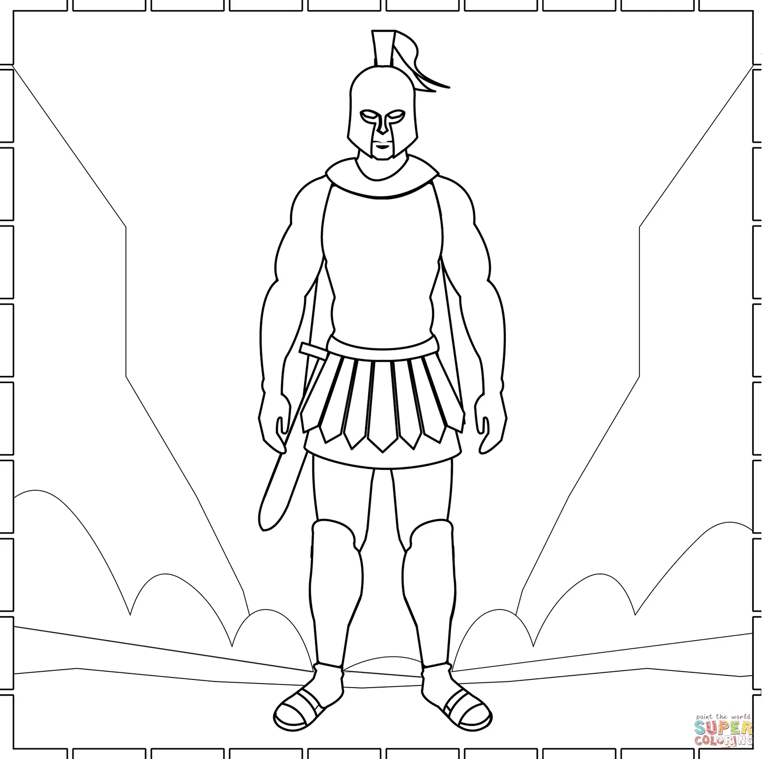Greece coloring pages 17