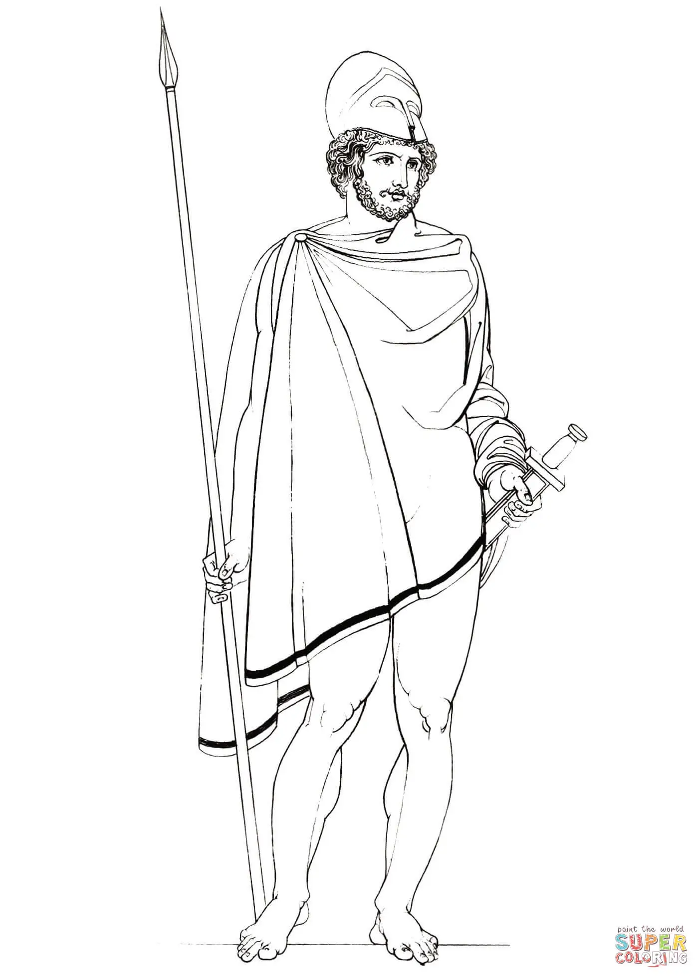 Greece coloring pages 29