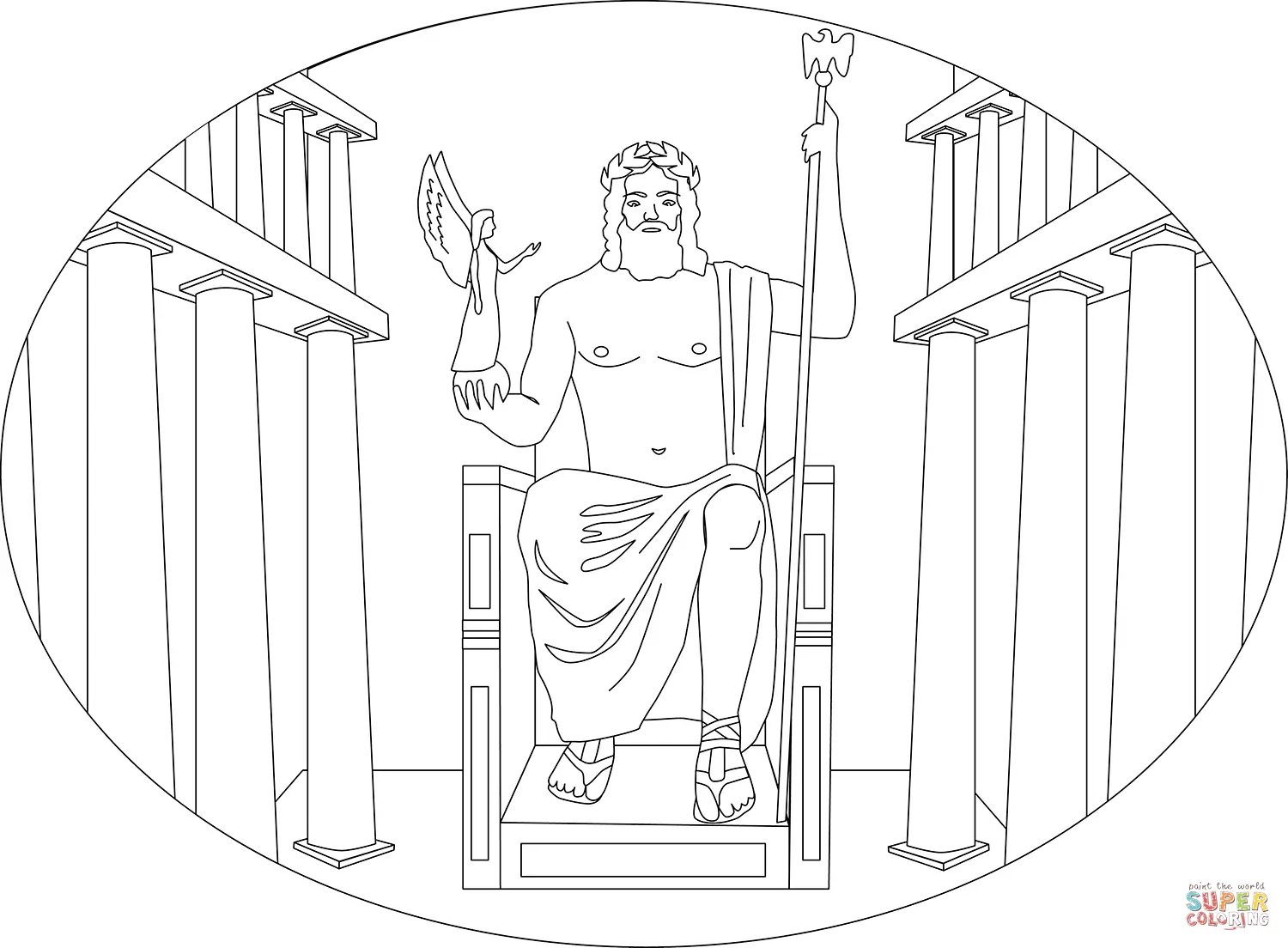Griechenland Ausmalbilder 40