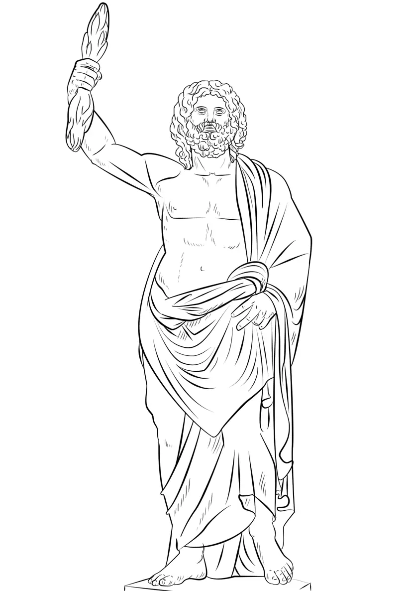 Griechische Mythologie Ausmalbilder 3
