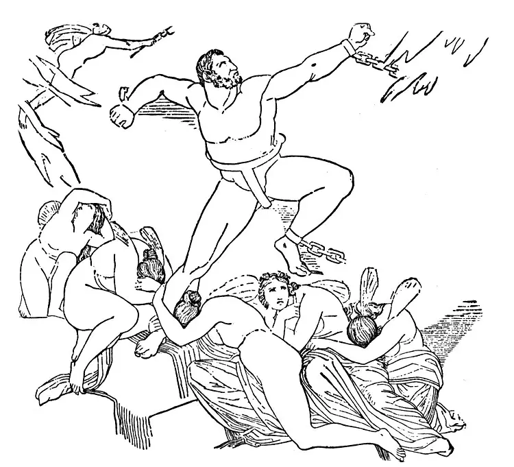 Mitologia Grega Paginas para Colorir 81