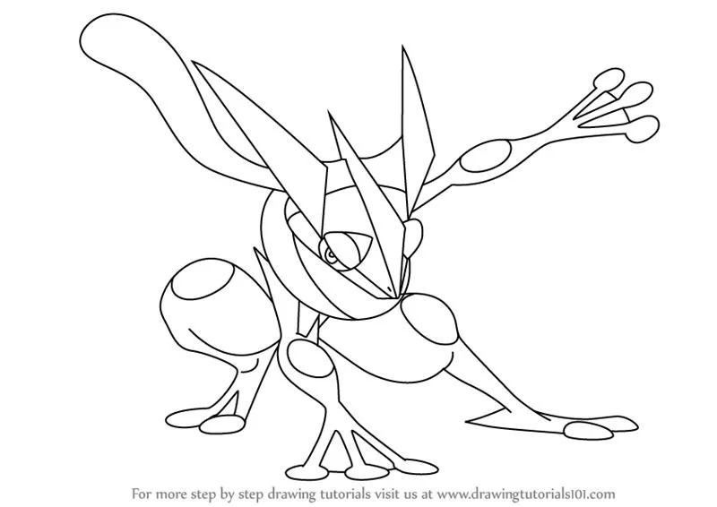 Greninja Ausmalbilder 15