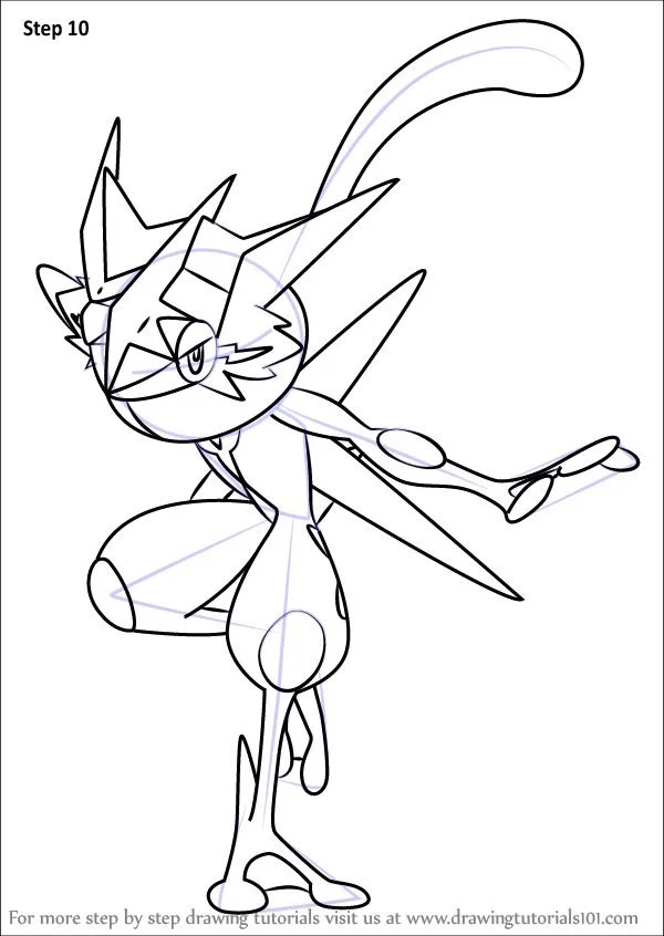 Greninja Ausmalbilder 17