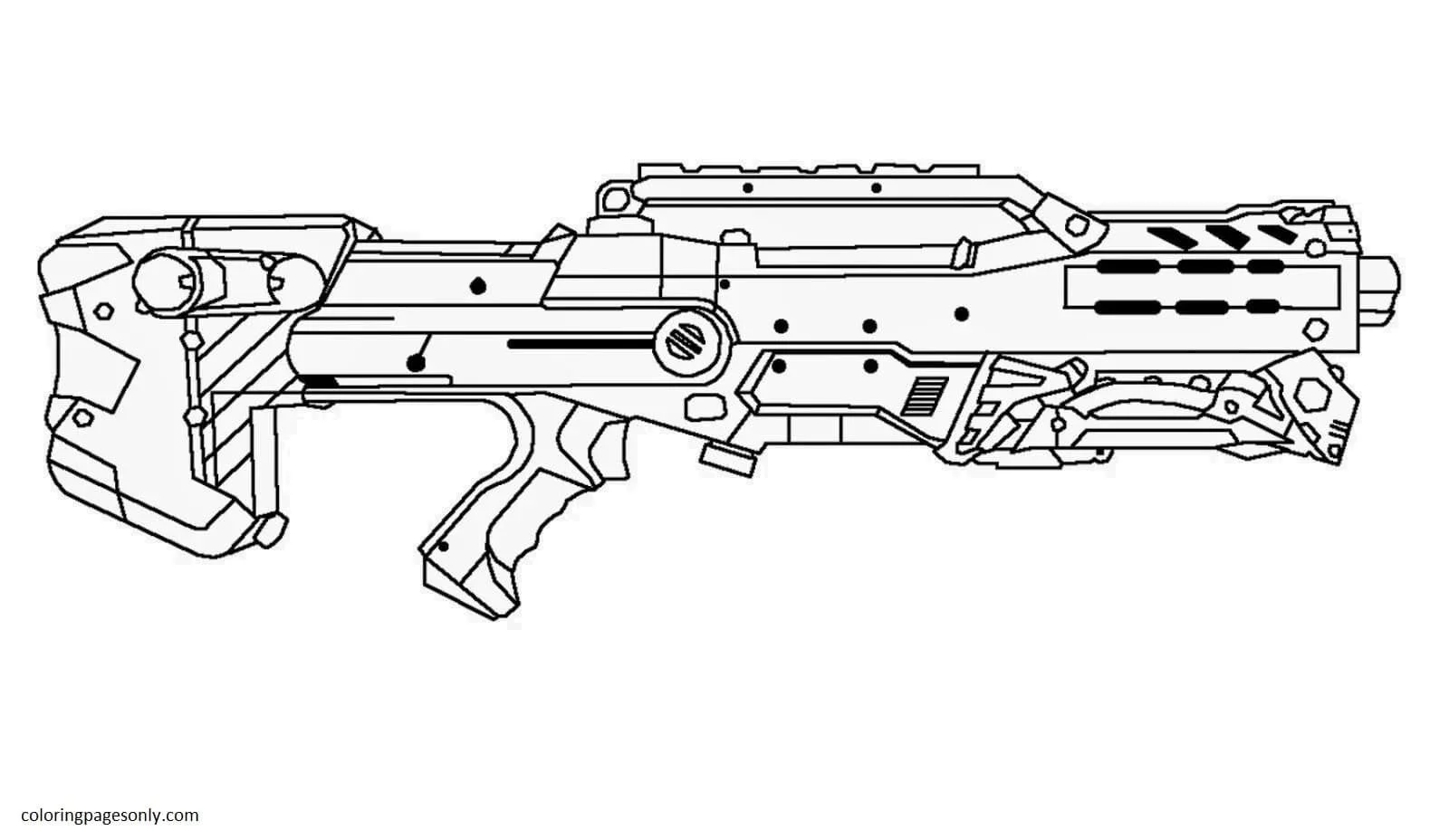 Waffen Ausmalbilder 11