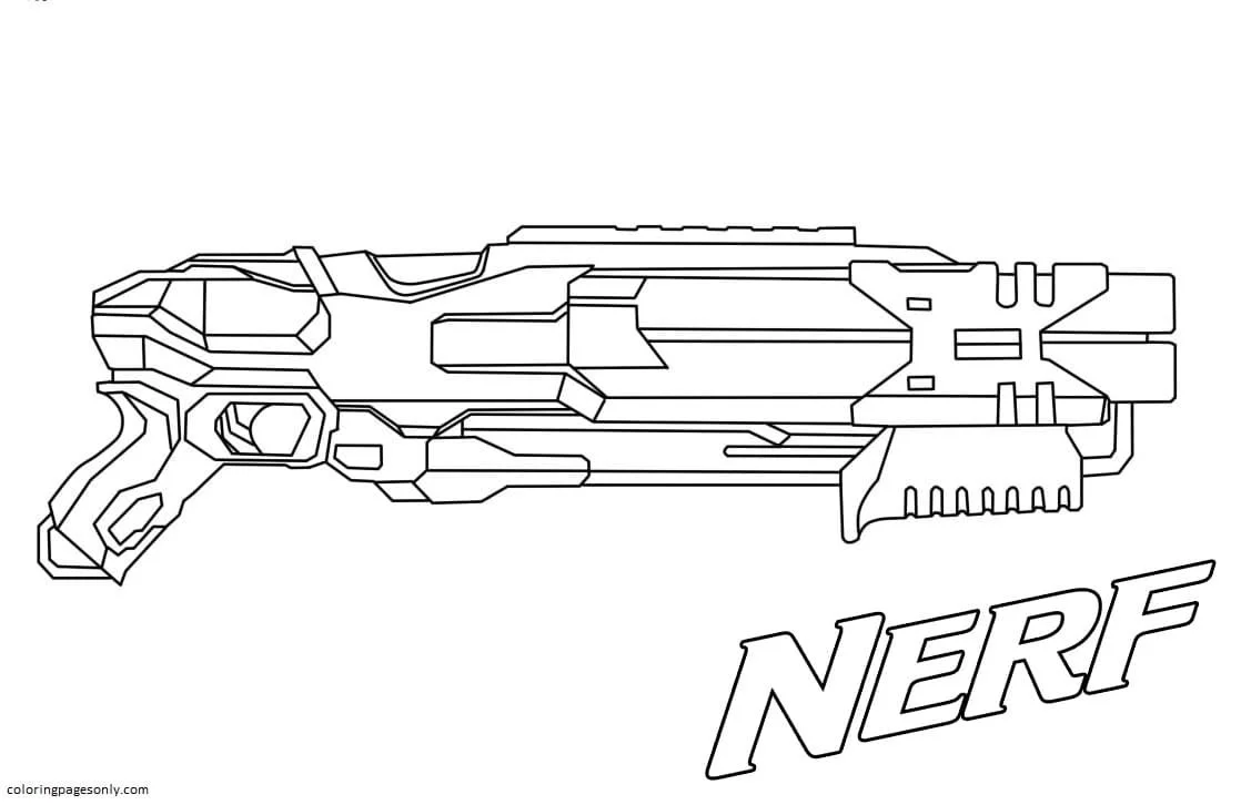 Waffen Ausmalbilder 32