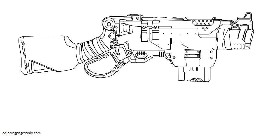 Waffen Ausmalbilder 45
