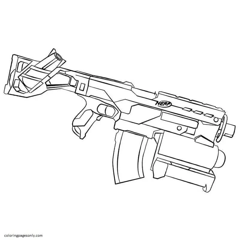 Waffen Ausmalbilder 50
