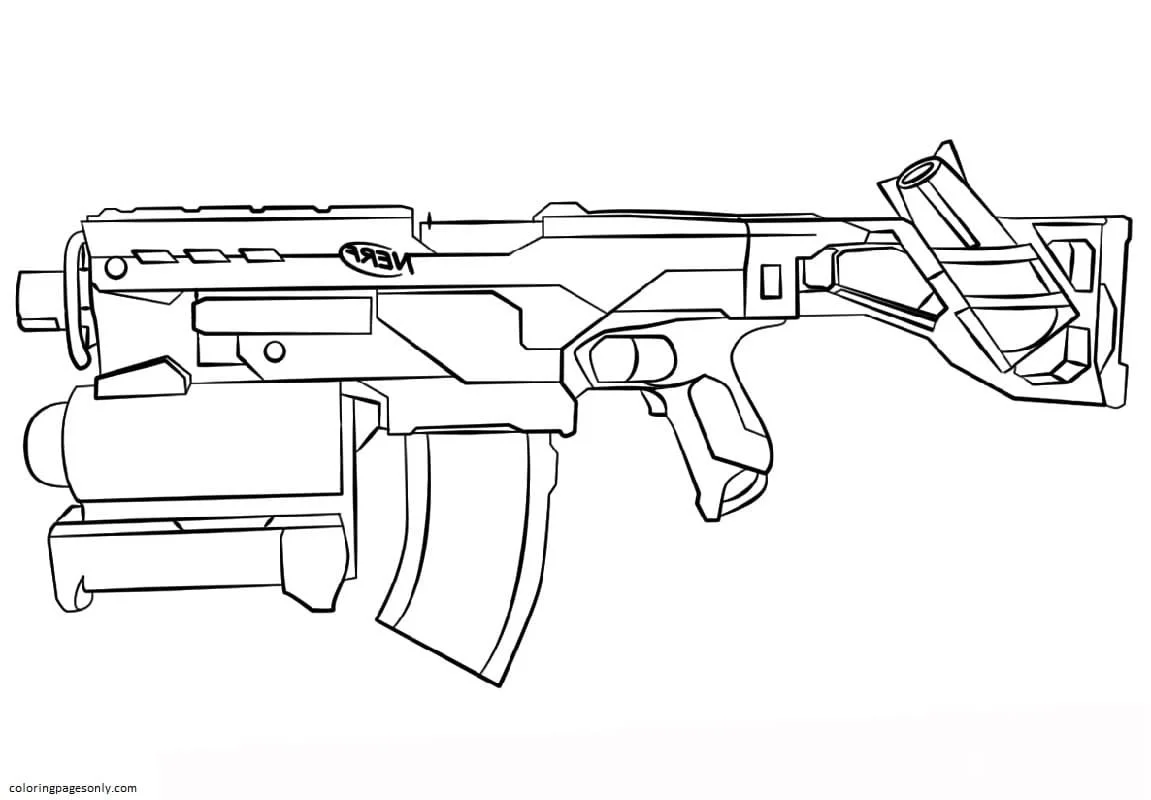 Waffen Ausmalbilder 56