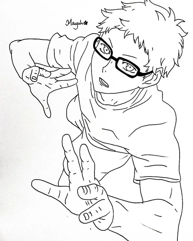 Desenhos de Haikyuu Para Colorir 5