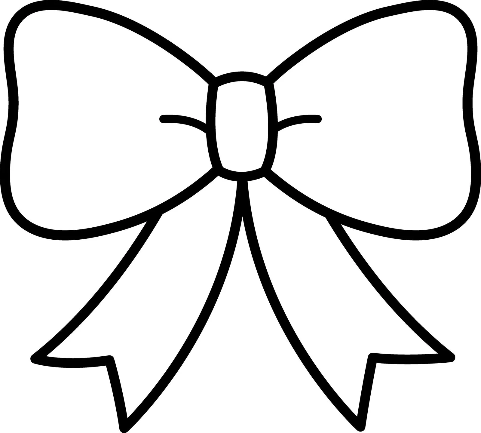Hair Bow Coloring Pages 1