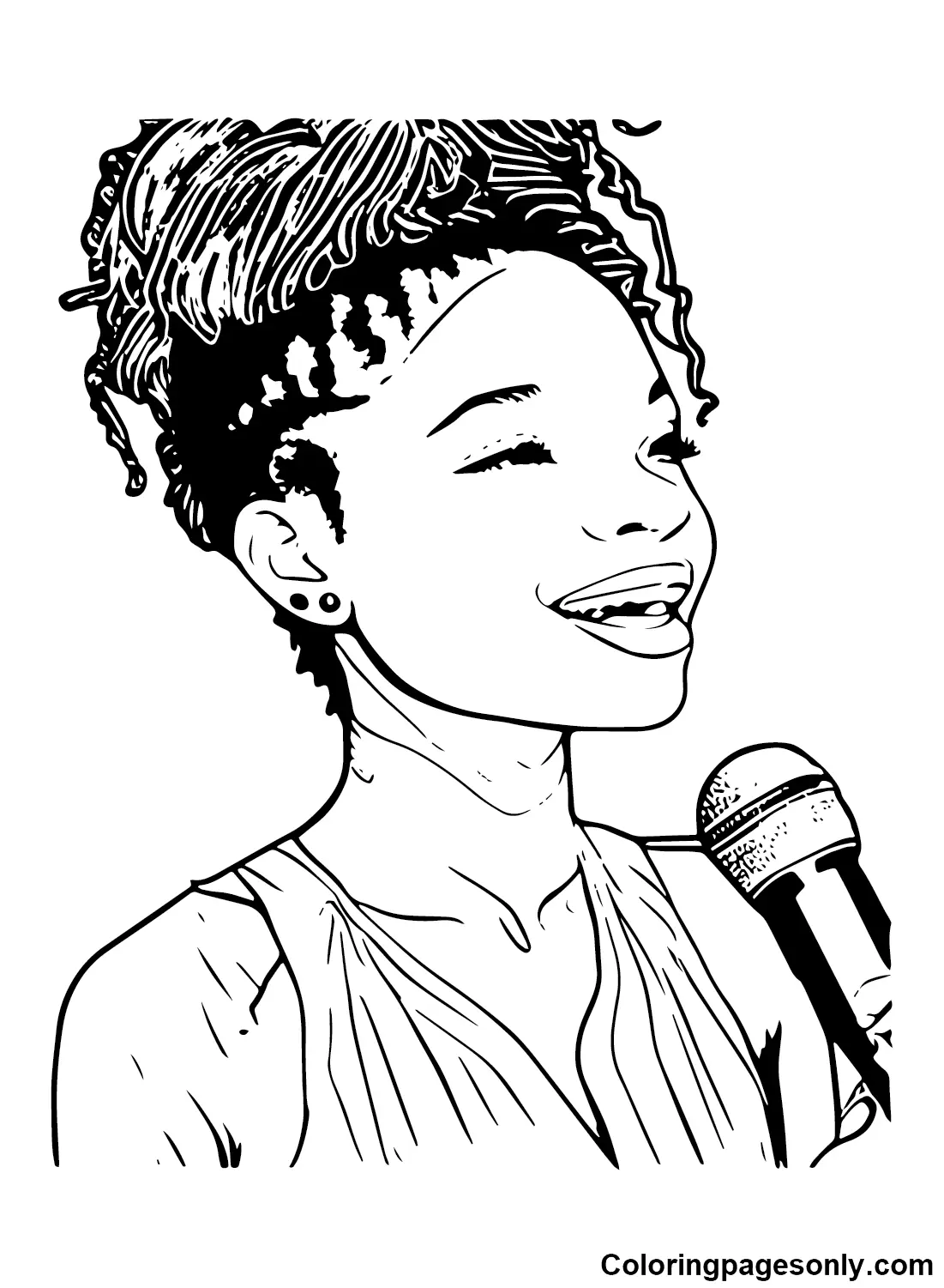 Halle Bailey Ausmalbilder