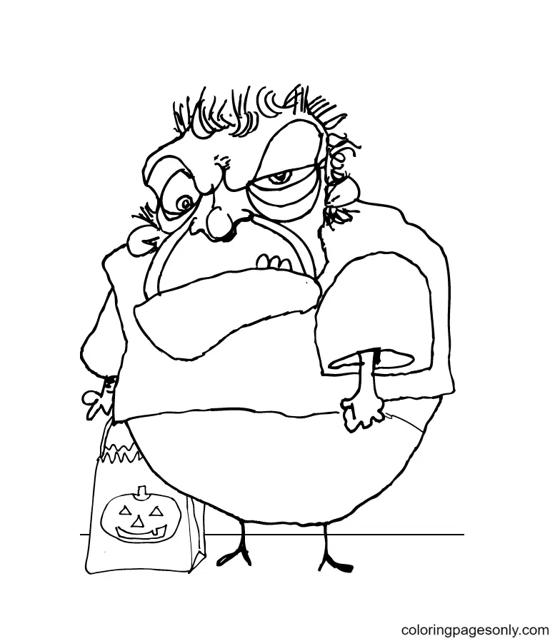 Halloween Monsters Coloring Pages 111