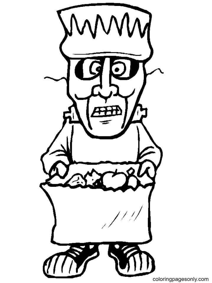 Halloween Monsters Coloring Pages 112