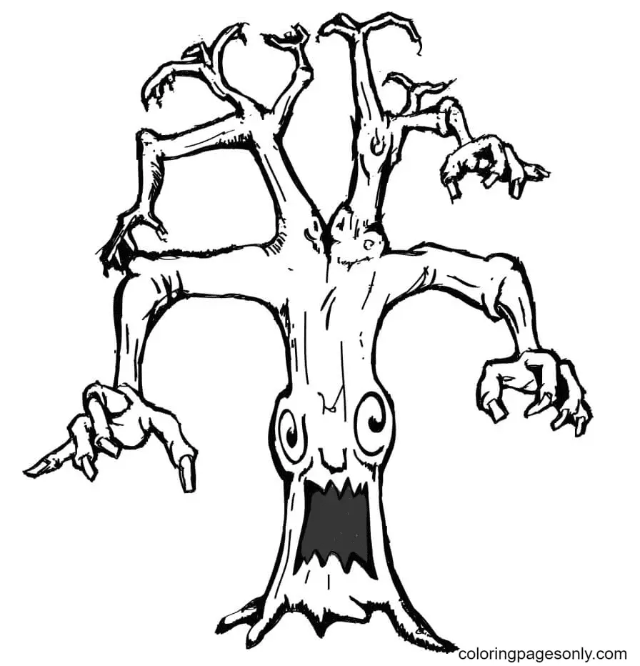 Halloween Monsters Coloring Pages 115