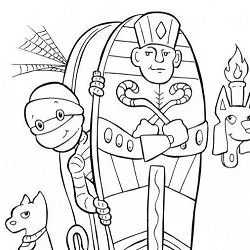 Halloween Monsters Coloring Pages 15