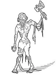 Halloween-Monster Ausmalbilder 23
