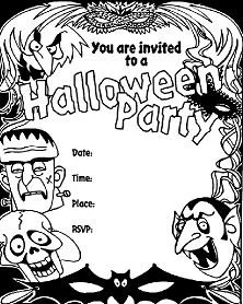Halloween-Monster Ausmalbilder 25