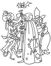 Halloween Monsters Coloring Pages 32