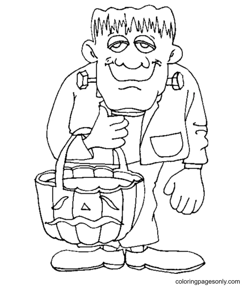 Halloween Monsters Coloring Pages 43