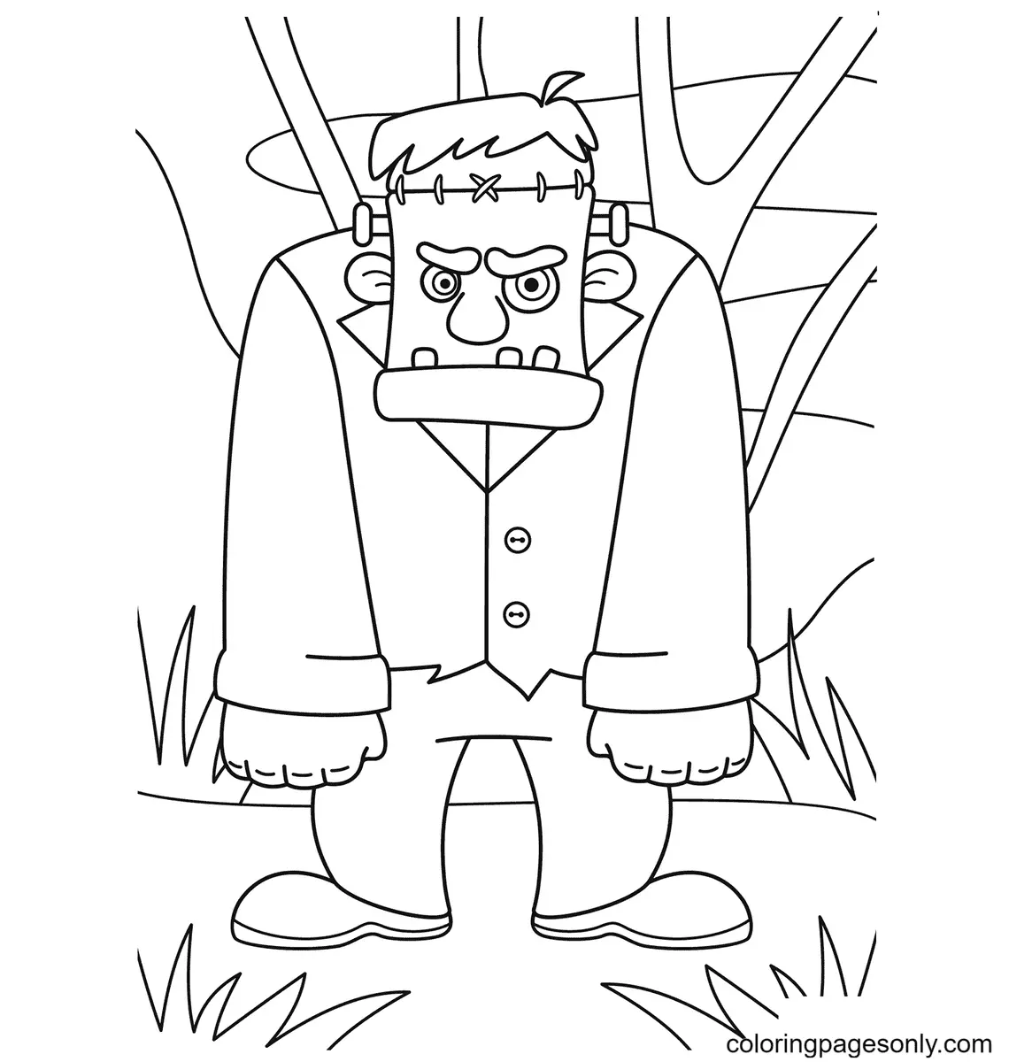 Halloween Monsters Coloring Pages 46