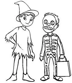 Monstruos Halloween Para Colorear 60
