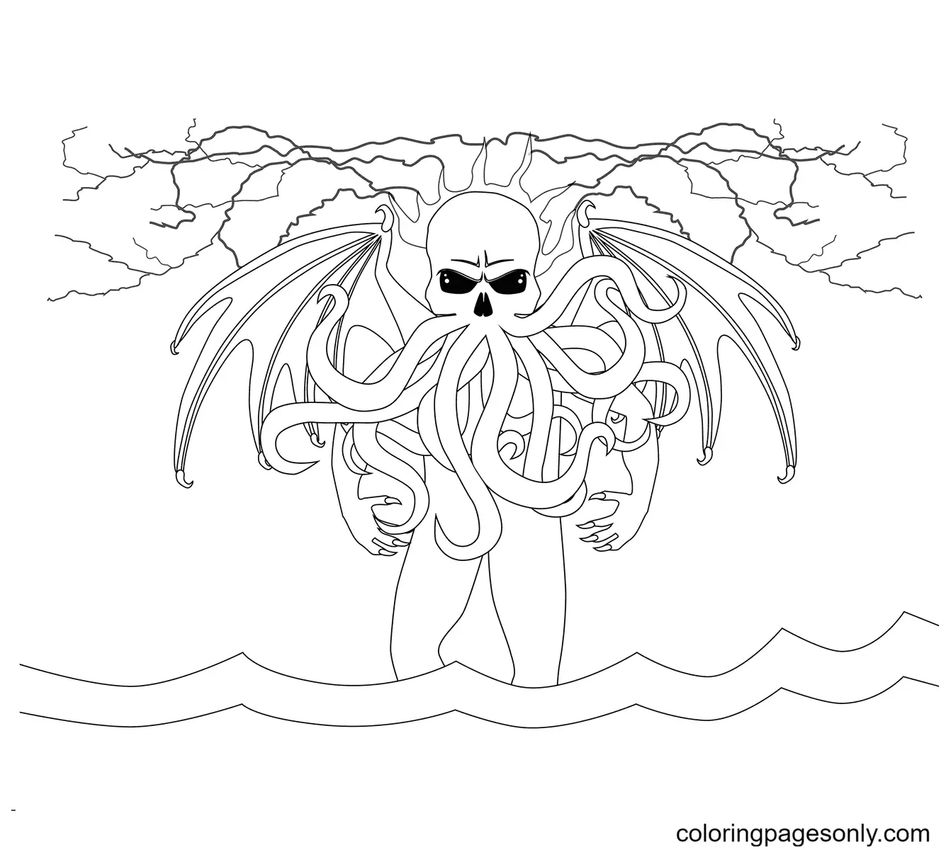 Halloween-Monster Ausmalbilder 67