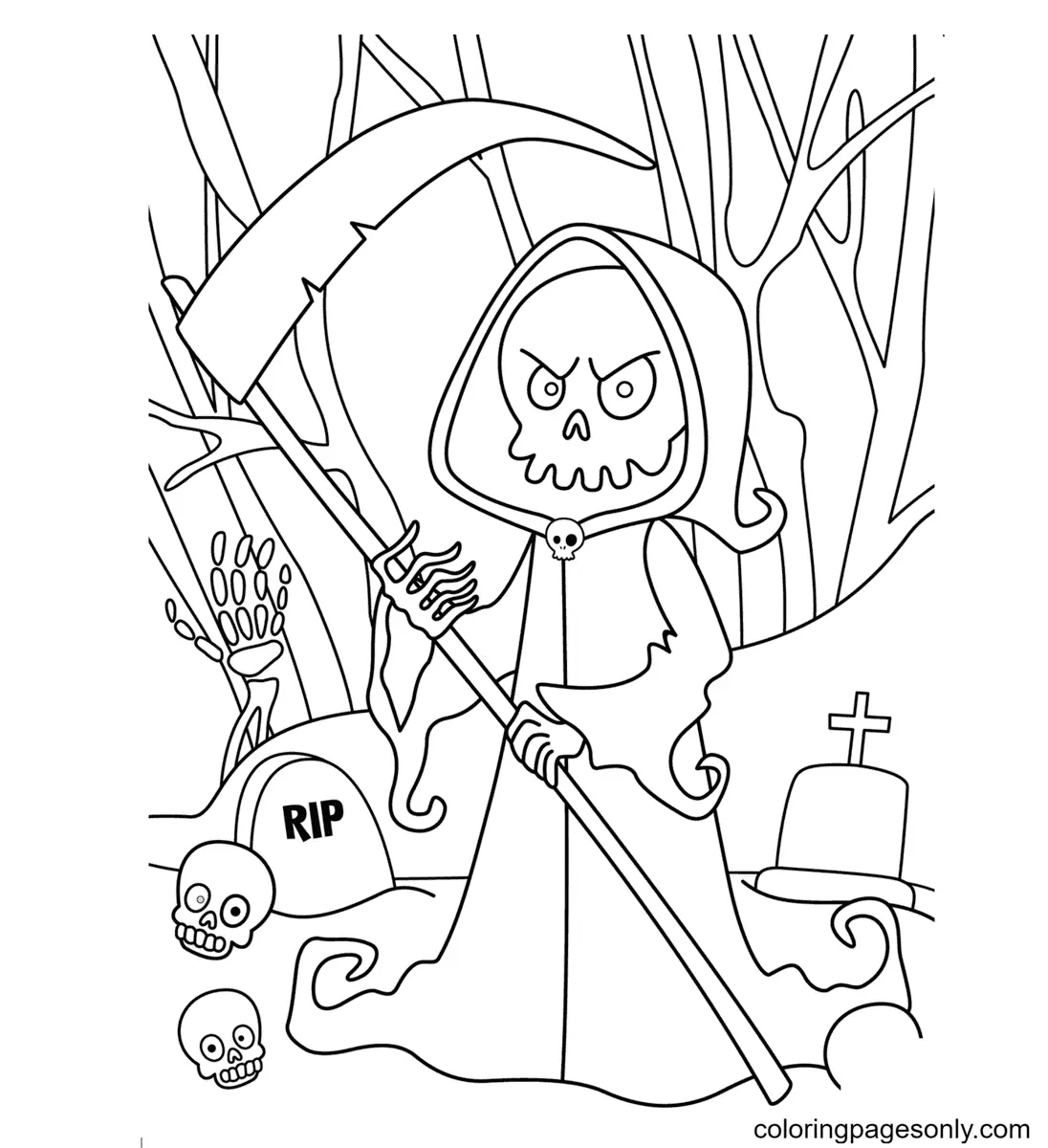 Halloween-Monster Ausmalbilder 75