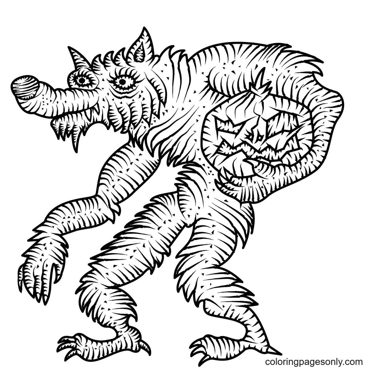 Halloween-Monster Ausmalbilder 87