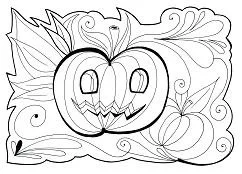 Halloween Pumpkin Coloring Pages 21
