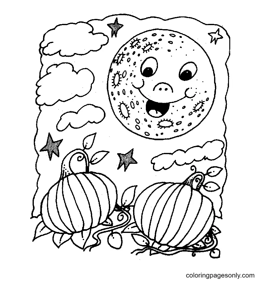 Halloween Pumpkin Coloring Pages 81
