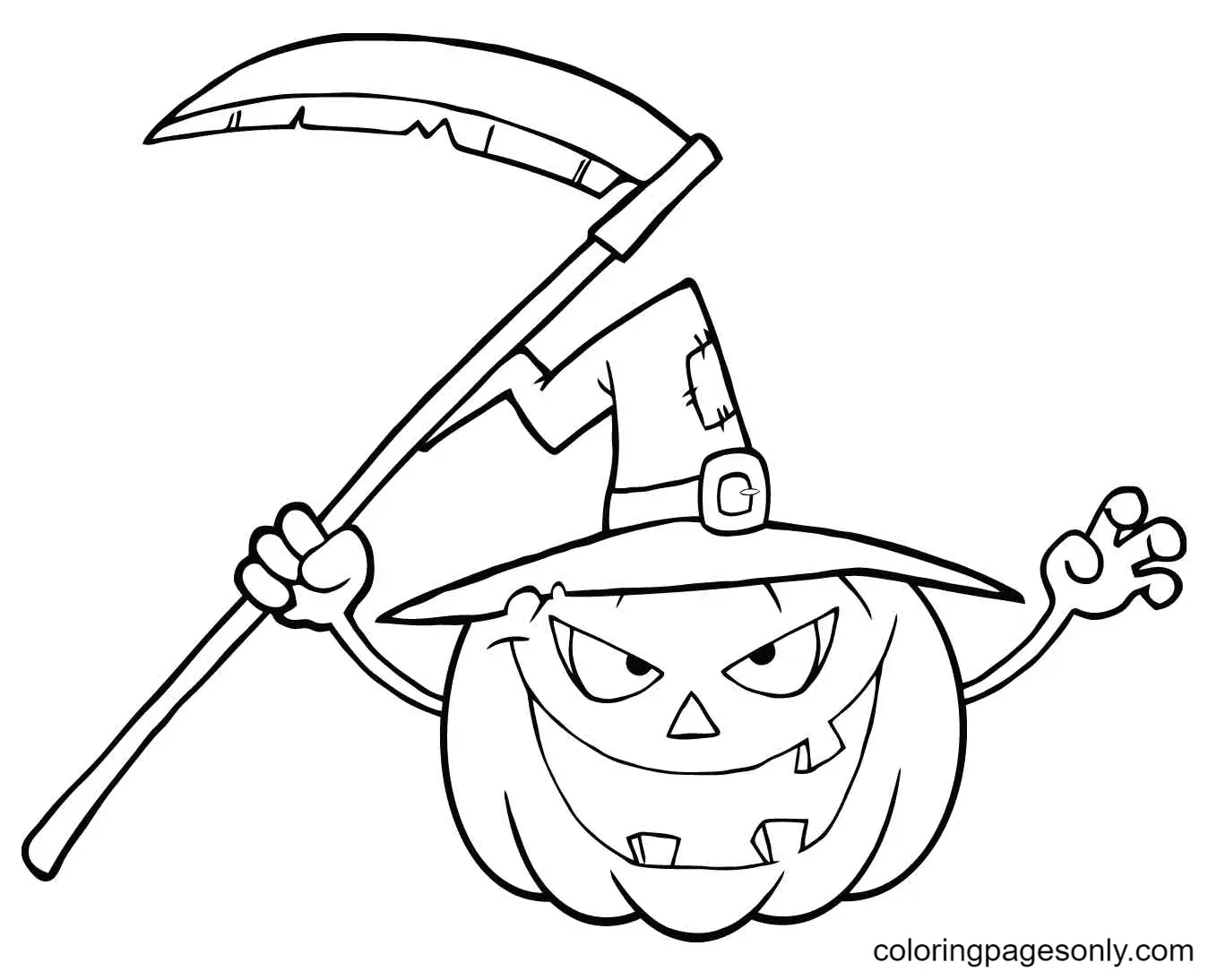 Halloween Pumpkin Coloring Pages 82