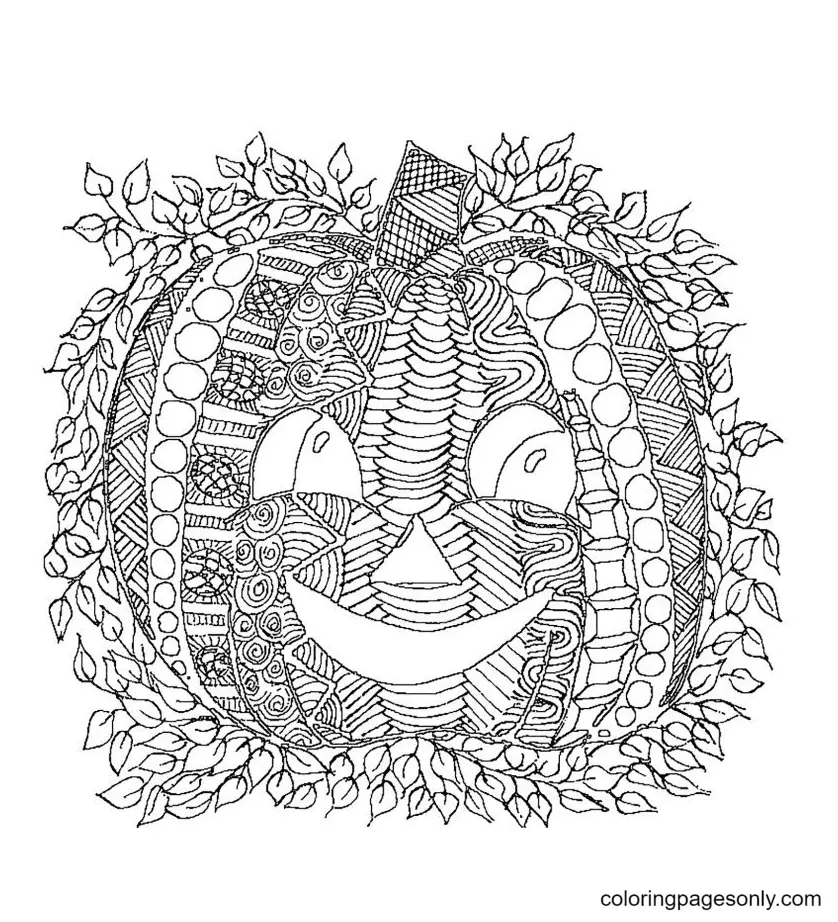 Halloween Pumpkin Coloring Pages 94