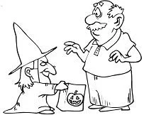 Brujas Halloween Para Colorear 51