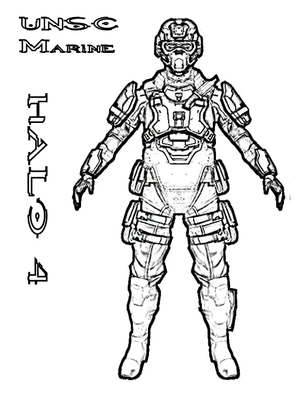 Halo Coloring Pages 33