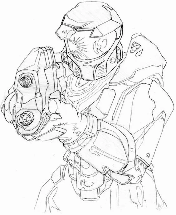 Halo Para Colorear 4