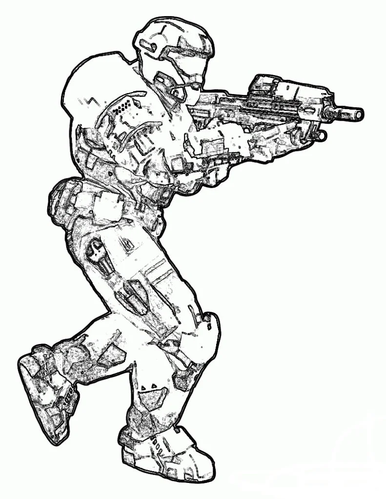 Halo Ausmalbilder 44
