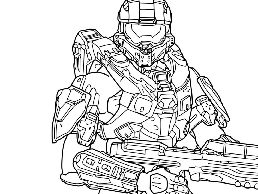 Halo Para Colorear 50