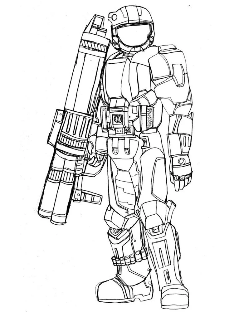 Halo Para Colorear 53