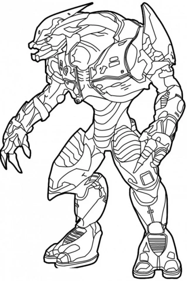 Halo Para Colorear 56