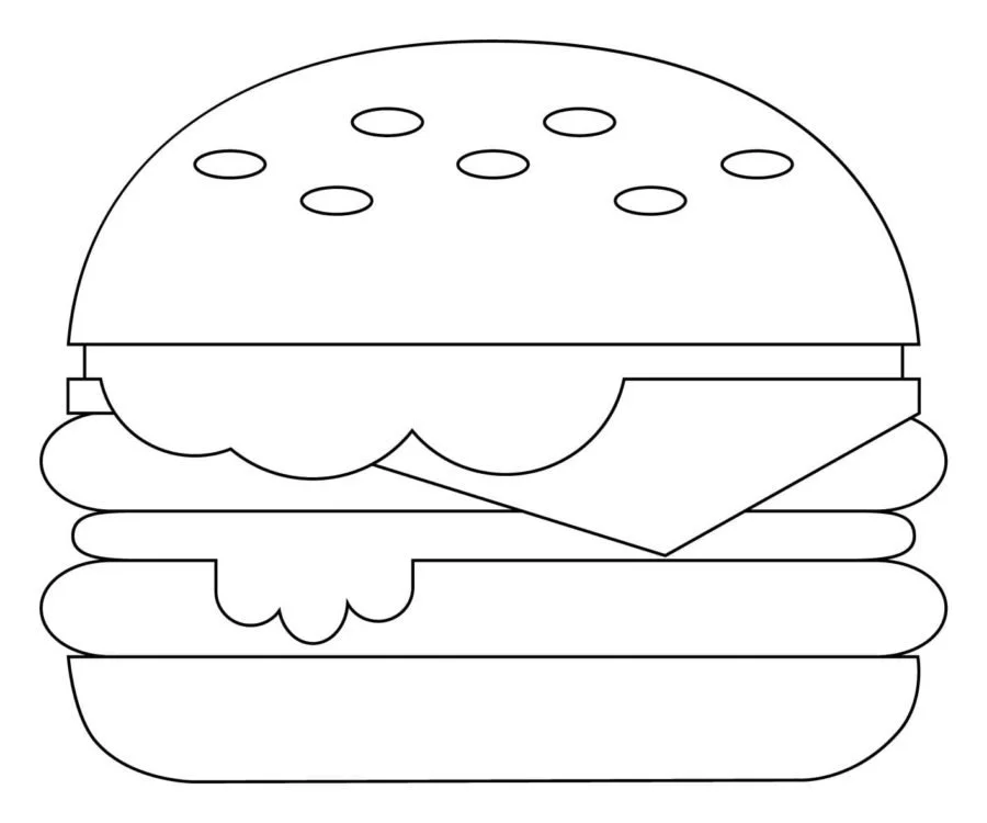 Hamburger Ausmalbilder 18