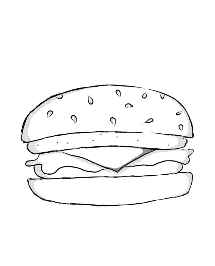 Hamburger Ausmalbilder 24