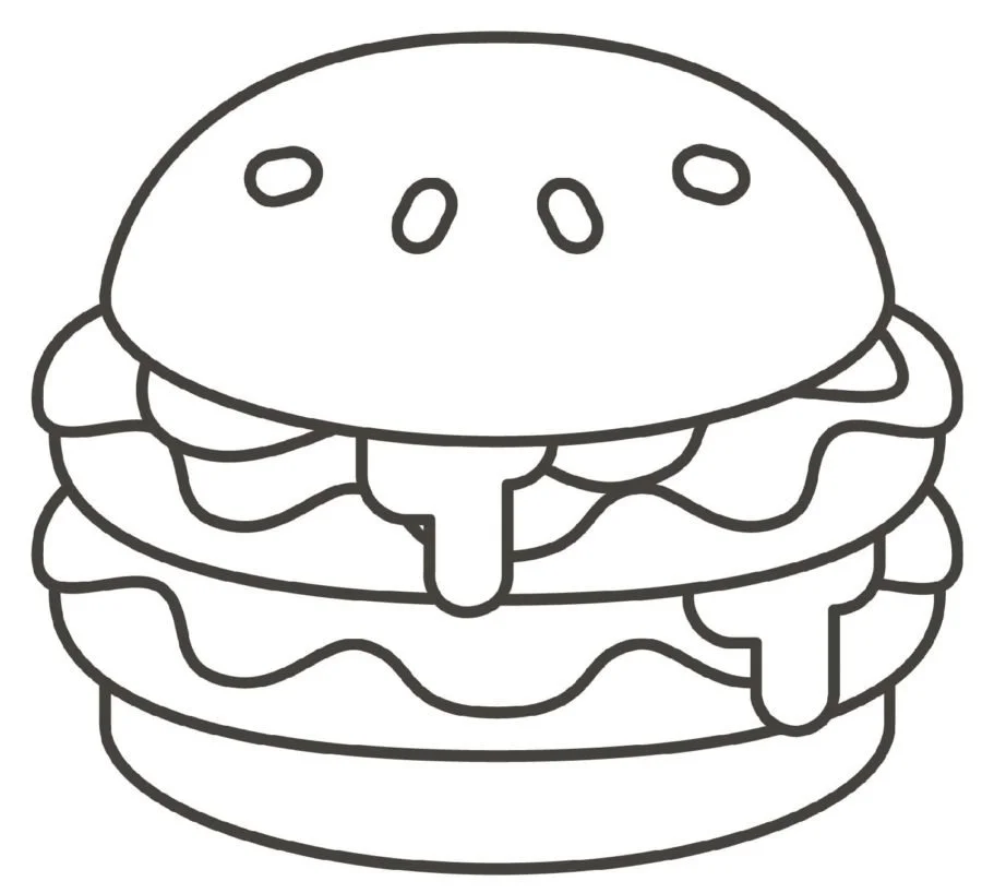 Hamburger Ausmalbilder 69