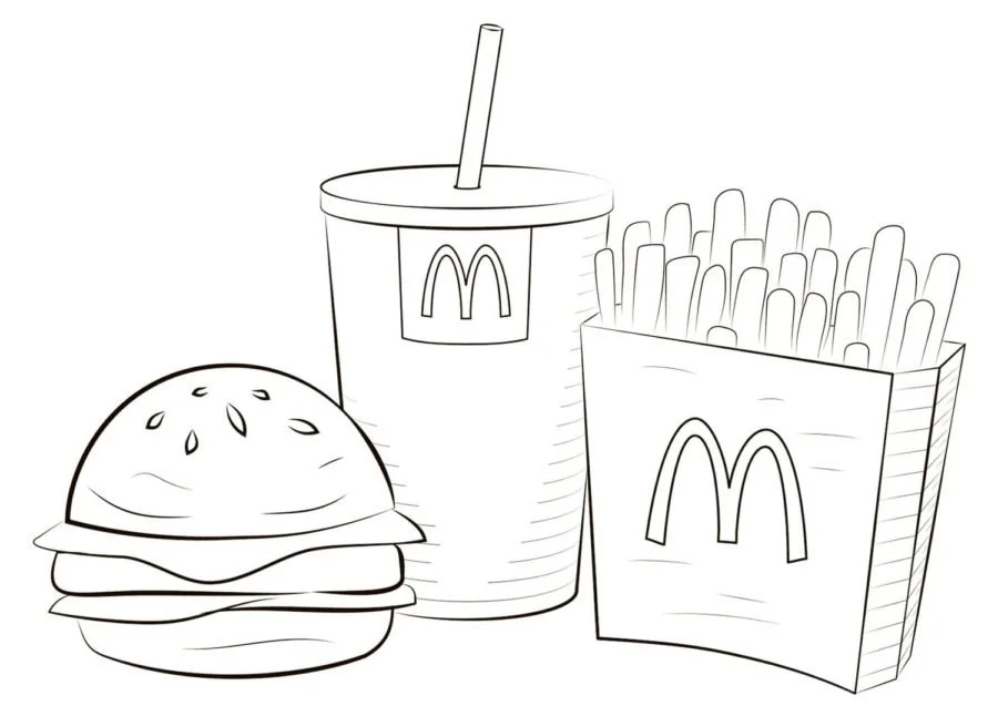 Hamburger Ausmalbilder 7
