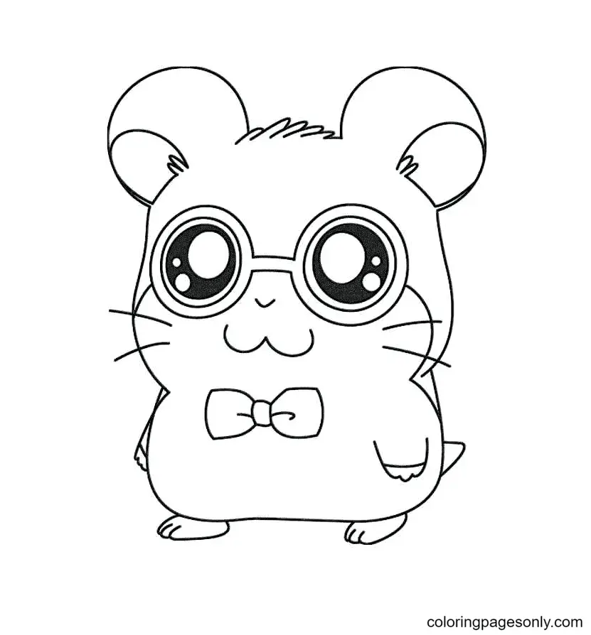 Hamster Coloring Pages 16