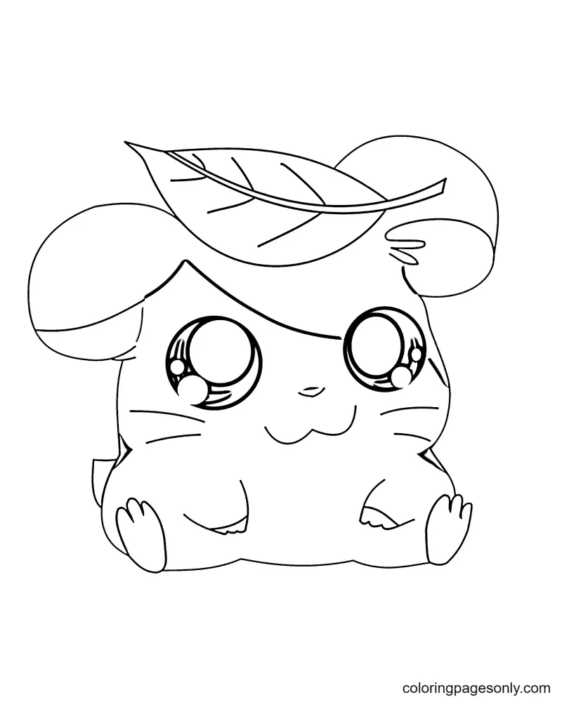 Hamster Coloring Pages 20