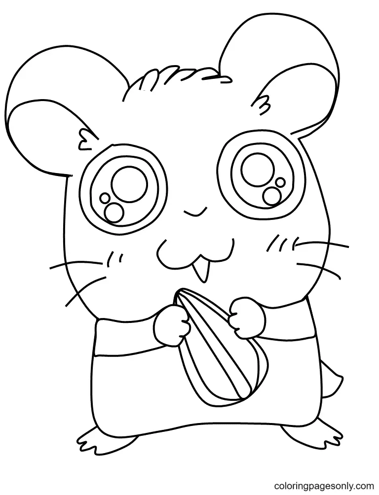 Hamster Coloring Pages 34